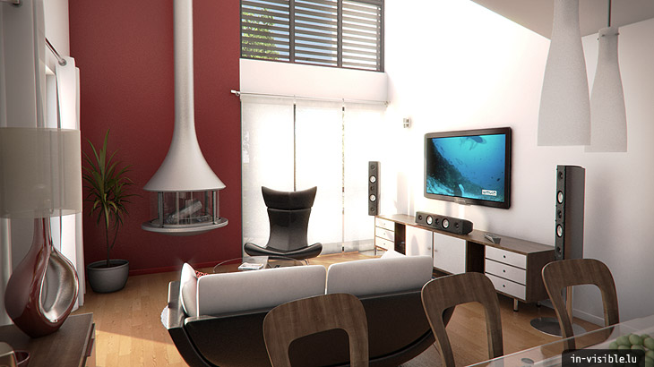 3D architectural visualization & rendering, Rendu de visualisation architecturale en image de synthèse 3D : Mirabeau2