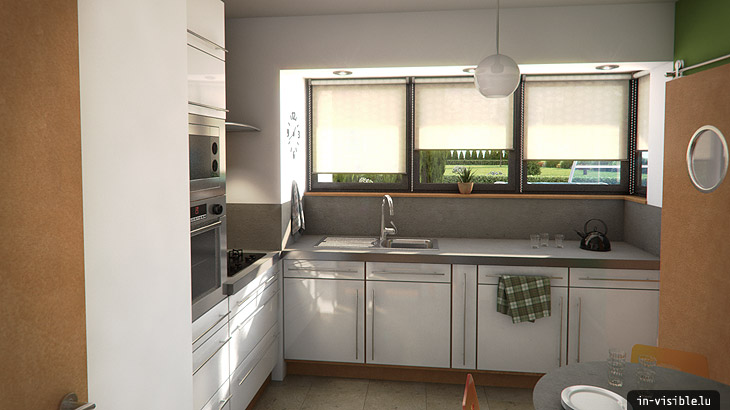 3D architectural visualization & rendering, Rendu de visualisation architecturale en image de synthèse 3D : Mirabeau2