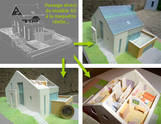 Du modeling 3D à la maquette